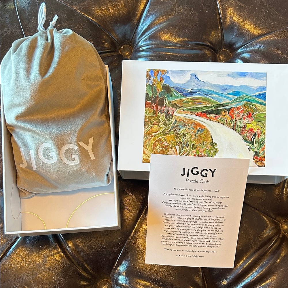 JIGGY Puzzle Club Set with Art Print